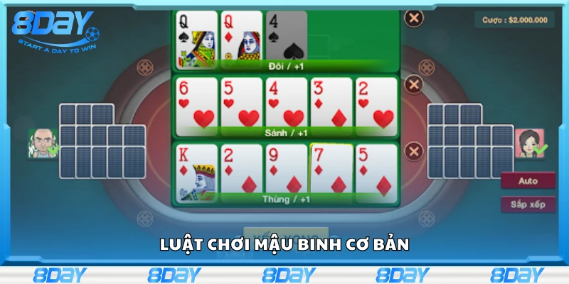 Tìm hiểu luật chơi mậu binh cơ bản