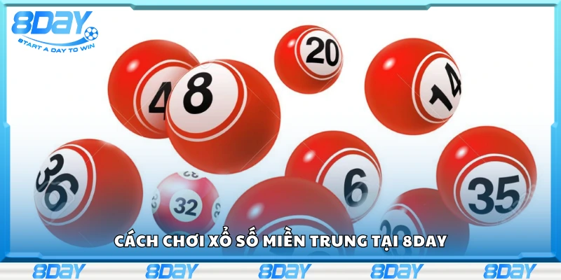 Cách thức chơi xổ số miền Trung tại 8Day